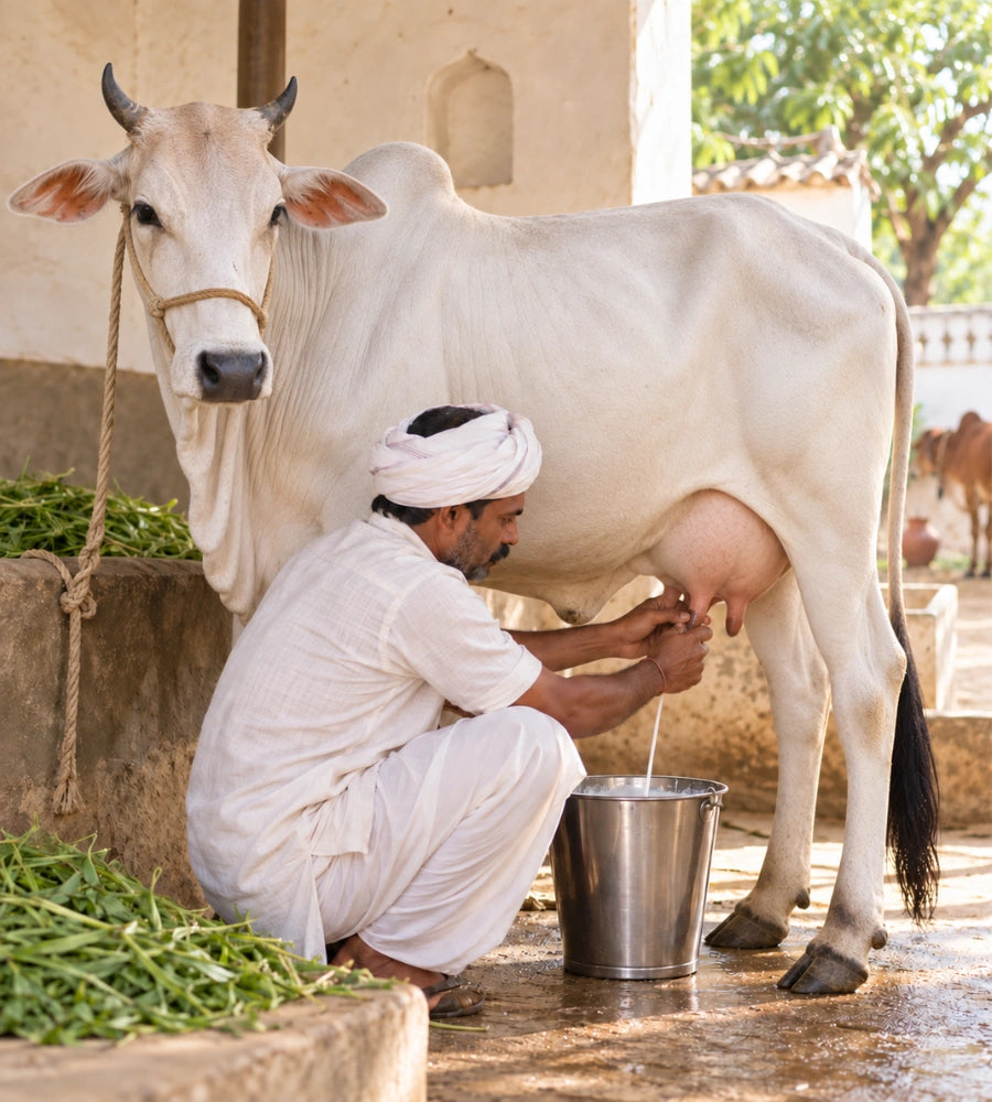 Fresh Desi Cow Milk